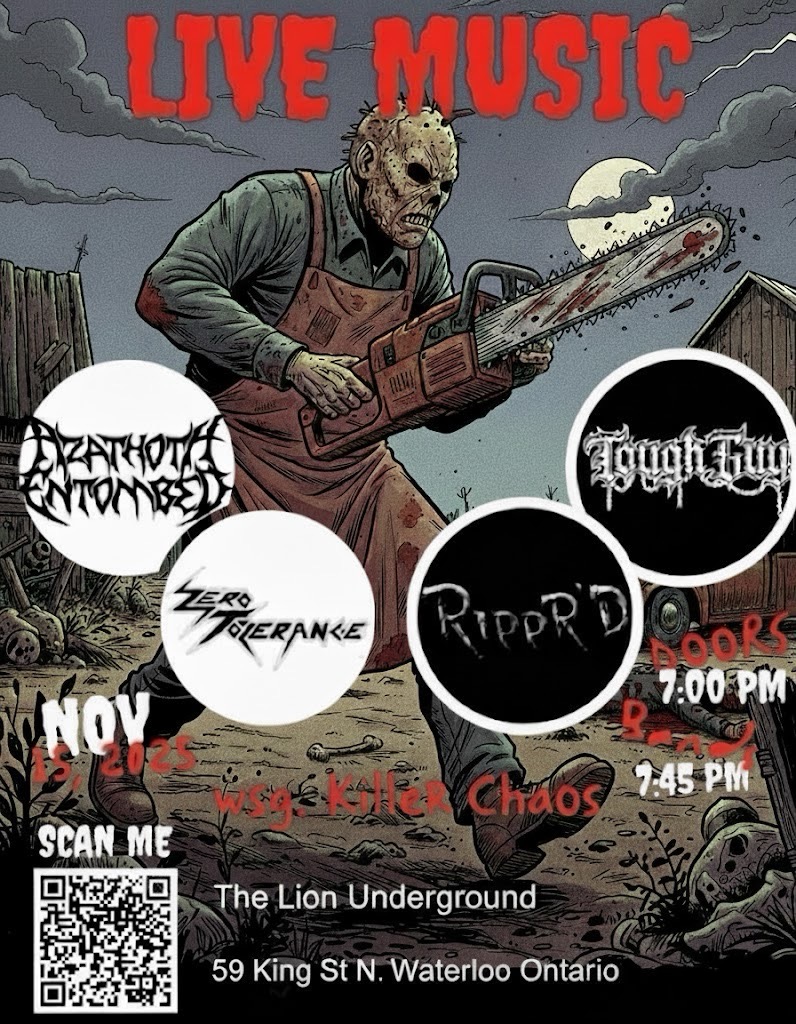 Metal Night Saturday November 15th!
