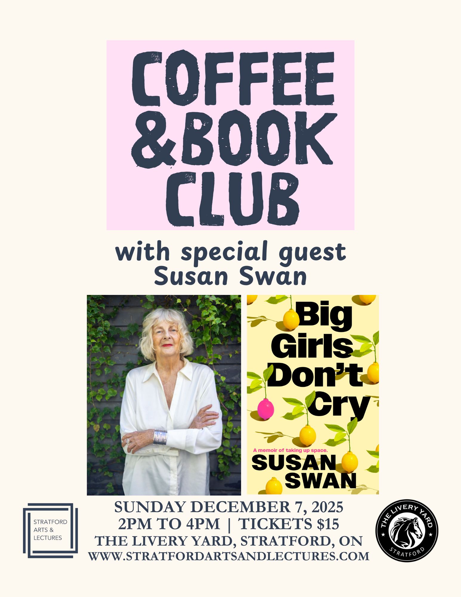 Coffee and Book Club with Susan Swan