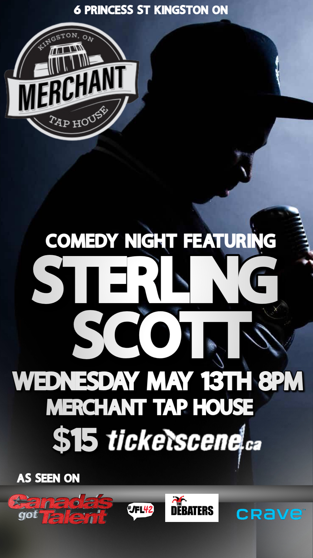 Comedy Night at Merchant Tap House Featuring: Sterling Scott
