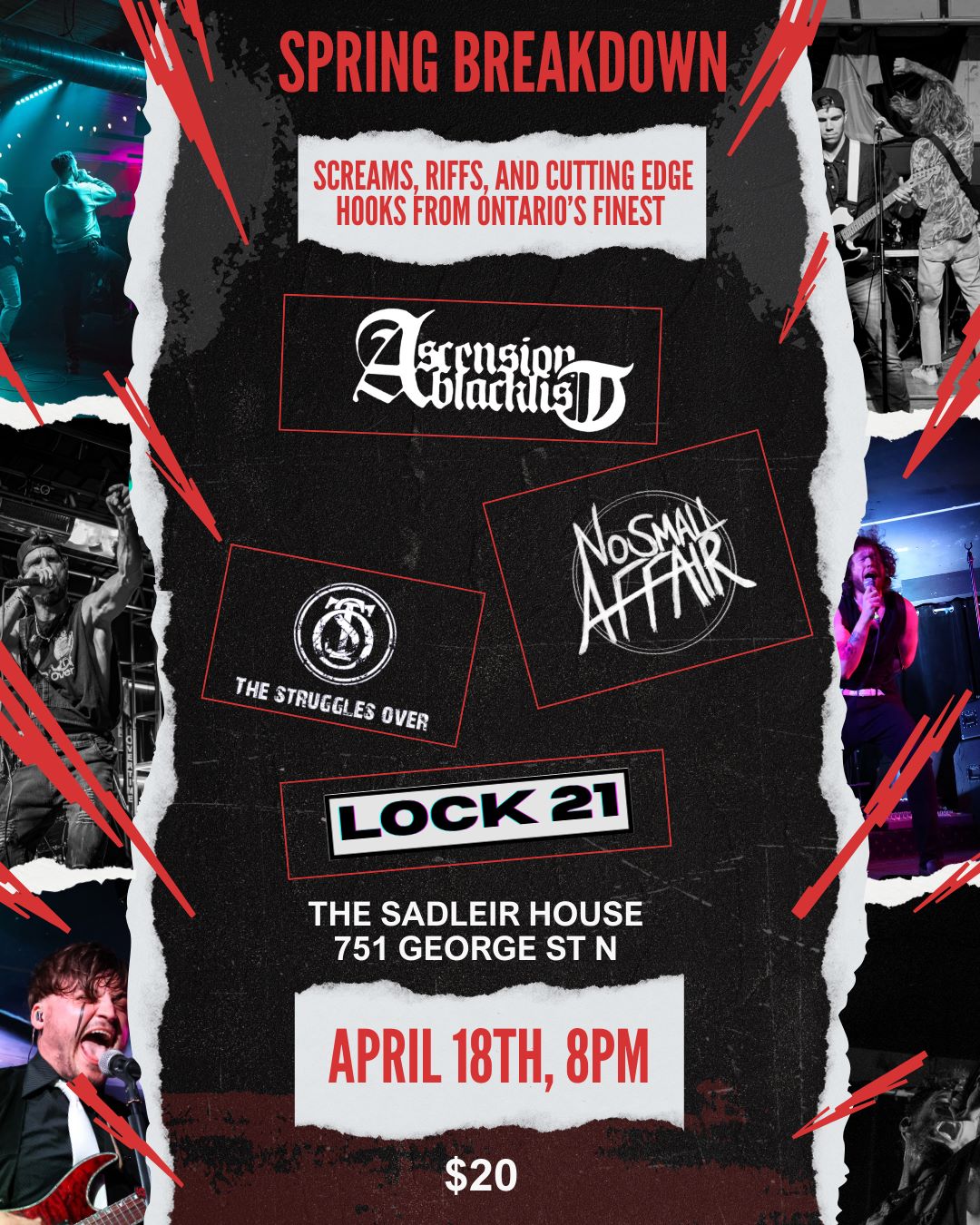 No Small Affair w/ Ascension Blacklist, Lock 21, The Struggle Is Over