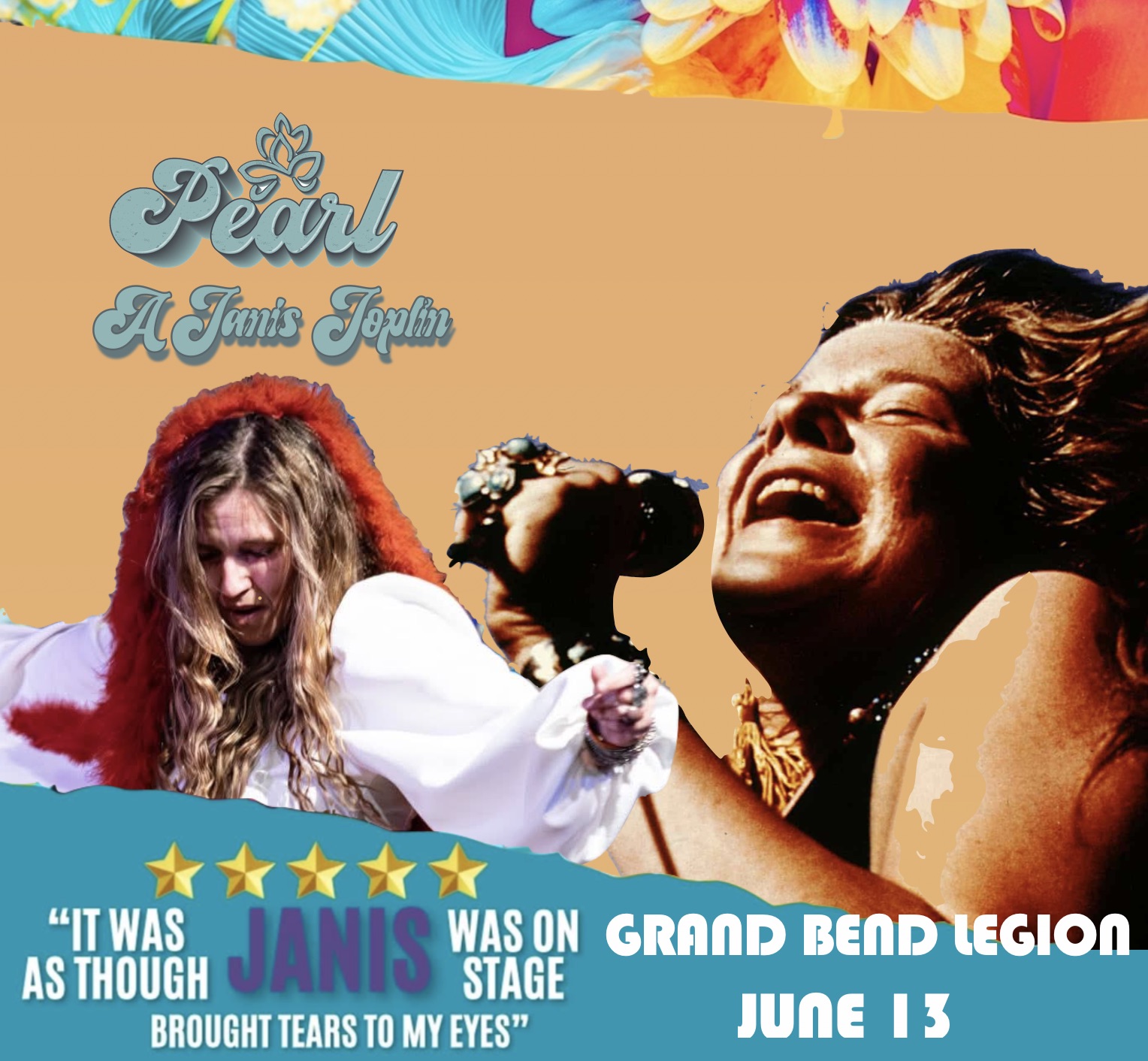 PEARL.  A JANIS JOPLIN EXPERIENCE SUMMER SHOW IN GRAND BEND!