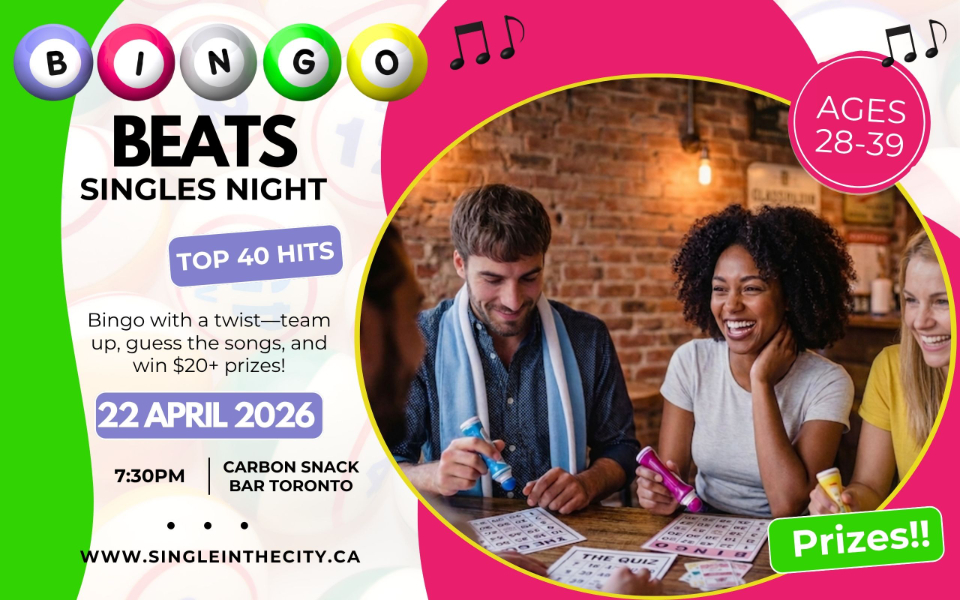 Bingo Beats Singles Night | Top 40 Hits | Toronto