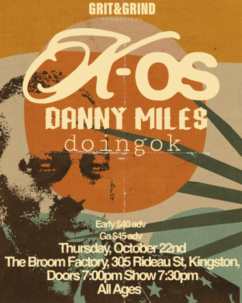 An Intimate Evening with the Legendary K-os  Featuring Danny Miles of July Talk & Kingston's Own DoingOk