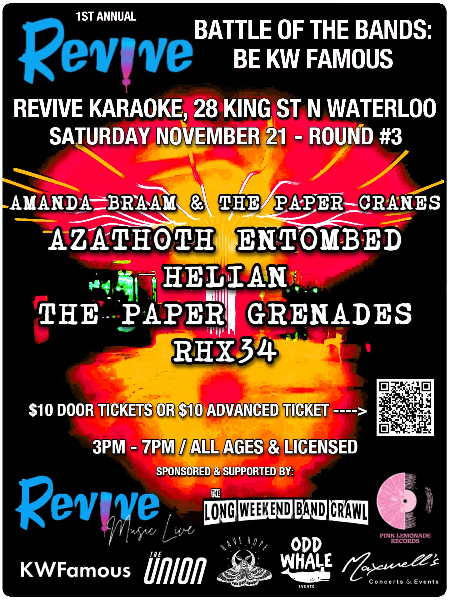 Revive Karaoke's Battle of the Bands: Be KW Famous - Round #3